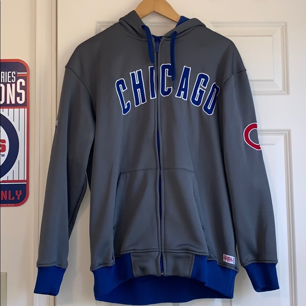 Stitches Cubs Zip-Up Sweater